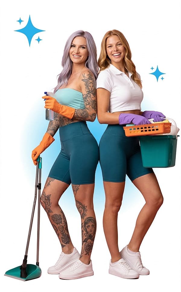 Two Cleaning Women